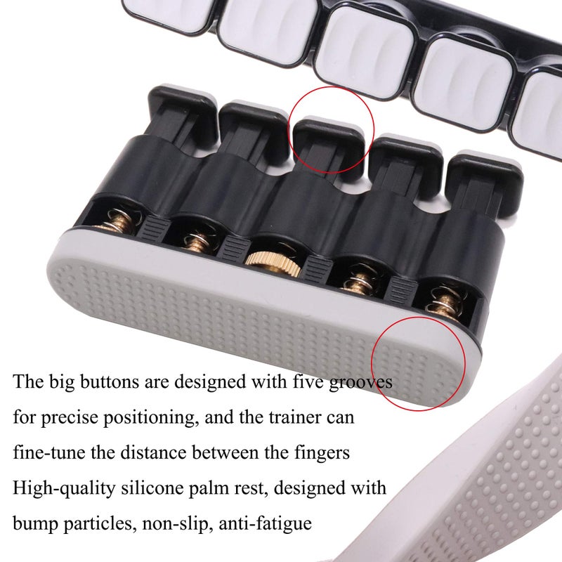 DILIMI Finger Strengthener, Guitar Beginner Exercier, Finger Trainer, Hand Grip Strength Trainer for Athletes, Musicians - Image 3